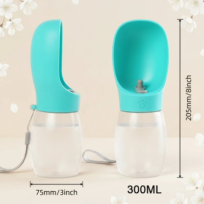 Stay Hydrated on the Go! 💧🐶 Portable 300ML Dog Water Bottle & Bowl for Your Adventures with Small & Medium Pups! Perfect for Hiking & Outdoor Fun! 🐾✨