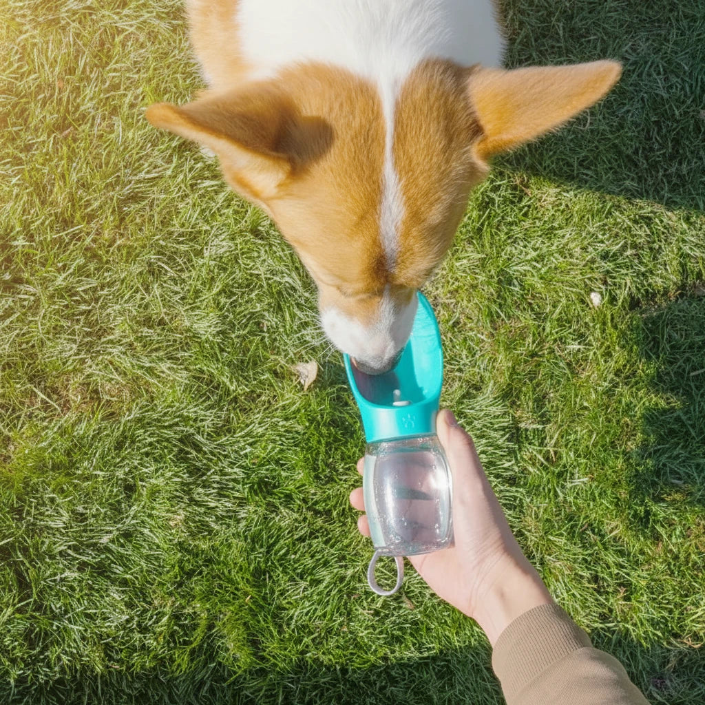 Stay Hydrated on the Go! 💧🐶 Portable 300ML Dog Water Bottle & Bowl for Your Adventures with Small & Medium Pups! Perfect for Hiking & Outdoor Fun! 🐾✨