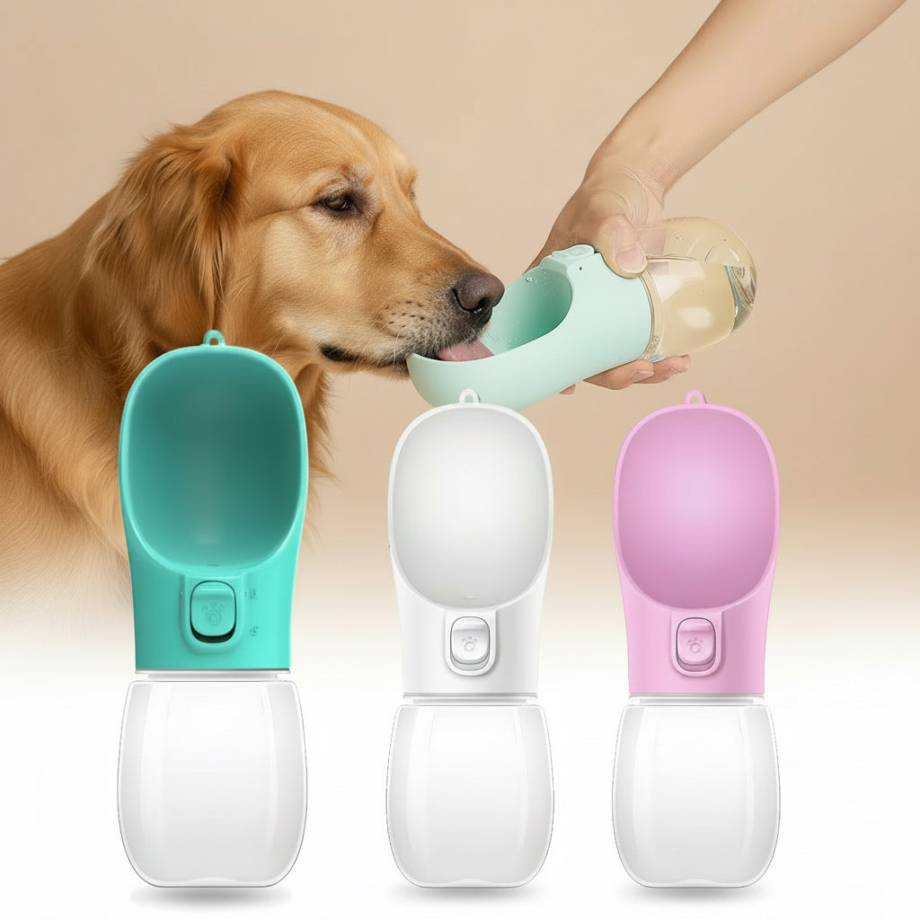 Portable Dog Water Bottle for Small Large Dogs Cat Outdoor Leakproof Walking Drinking Bowls Chihuahua French Bulldog Supplies